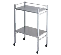 INSTRUMENT TROLLEY CHROME FRAME